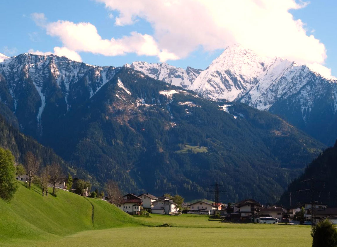 Blick in den Zillertaler Hauptkamm