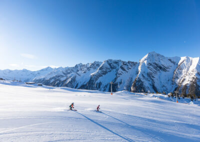 Skifahren am Ahorn